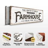 Custom Vintage Rust Farmhouse Sign II - Tailored Canvases - Flyclothing LLC