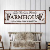 Custom Vintage Rust Farmhouse Sign - Tailored Canvases - Flyclothing LLC
