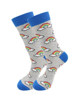 Cloud Rainbow Socks - Comfy Cotton for Men & Women - Real Sic - Flyclothing LLC