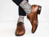 Cloud Rainbow Socks - Comfy Cotton for Men & Women - Real Sic - Flyclothing LLC
