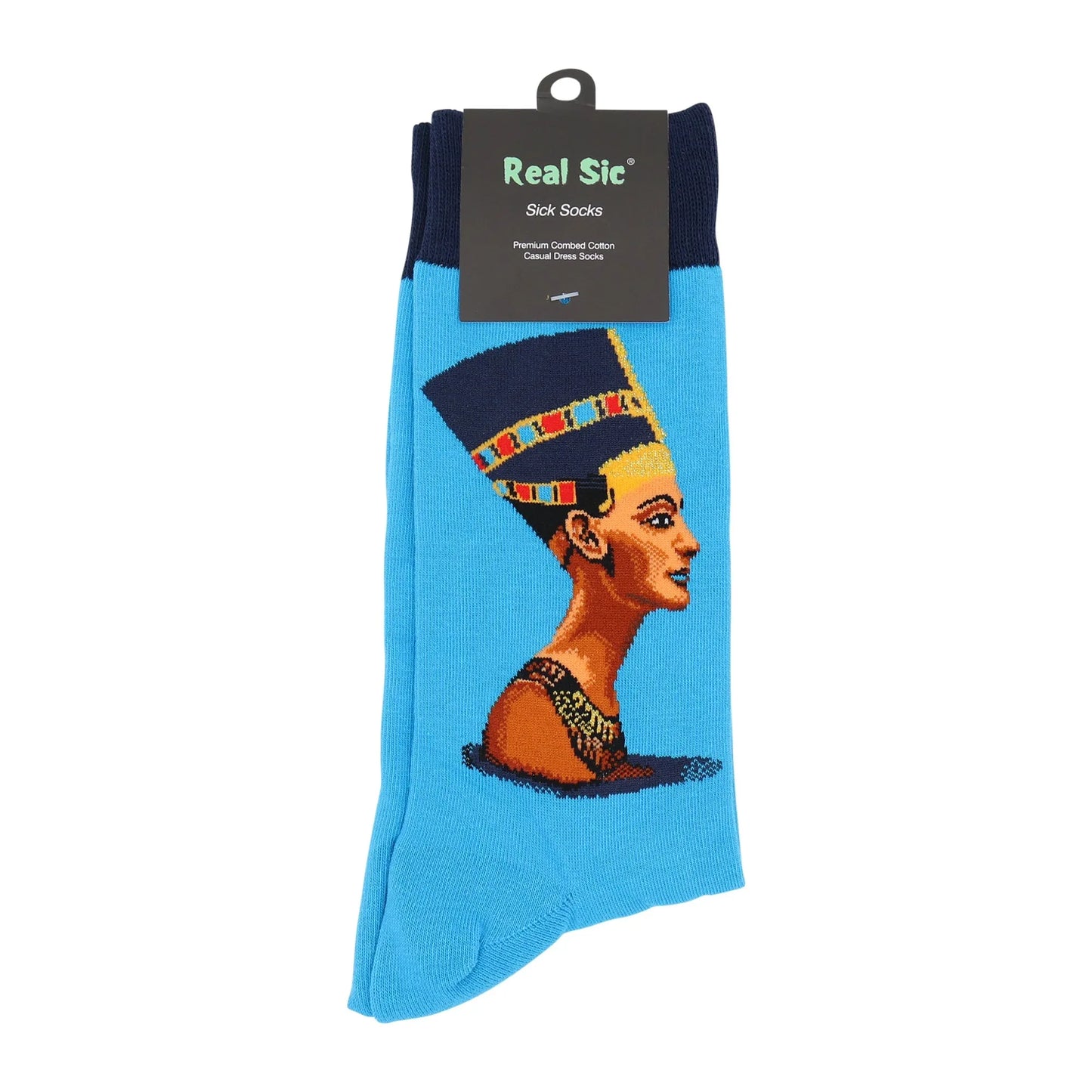 Nefertiti Socks - Comfy Cotton for Men & Women - Real Sic - Flyclothing LLC