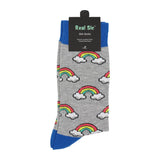 Cloud Rainbow Socks - Comfy Cotton for Men & Women - Real Sic - Flyclothing LLC