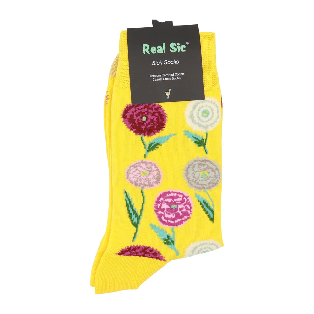 Flower Socks - Comfy Cotton for Women - Real Sic - Flyclothing LLC
