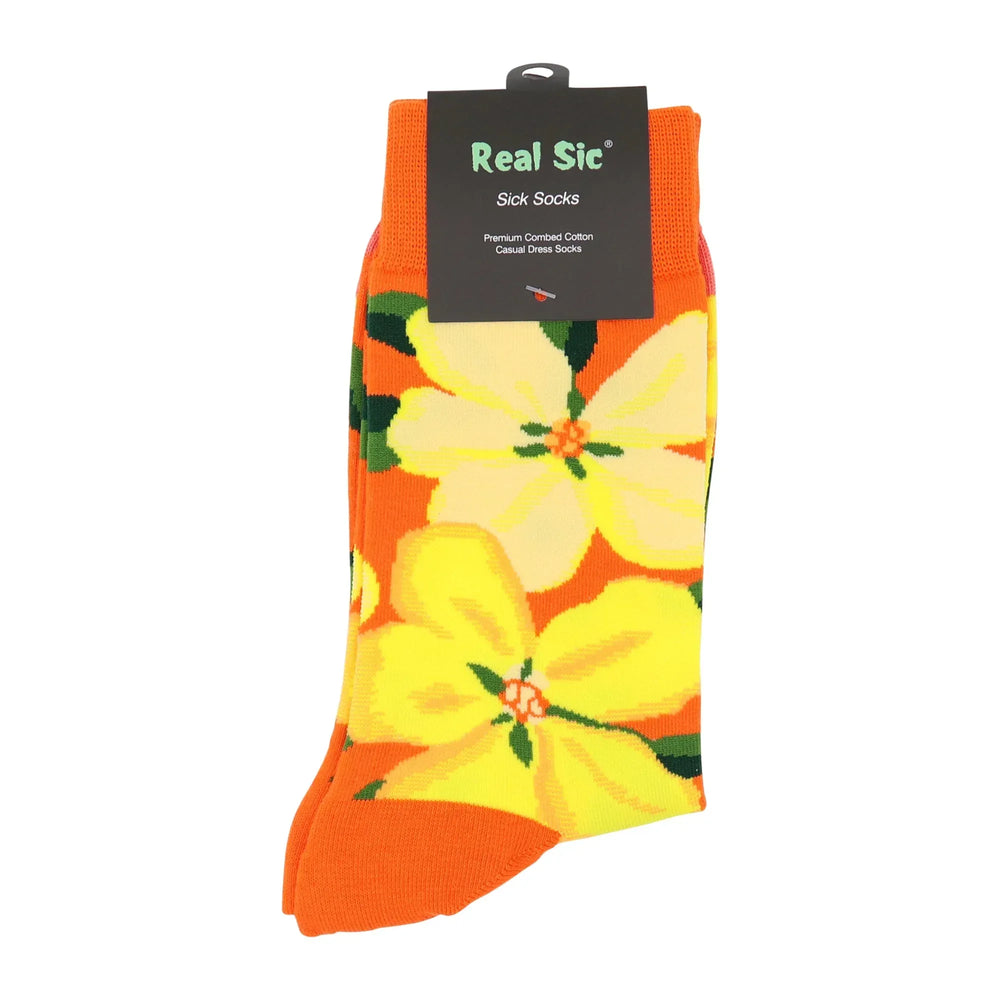 Flower Socks - Comfy Cotton for Women - Real Sic - Flyclothing LLC
