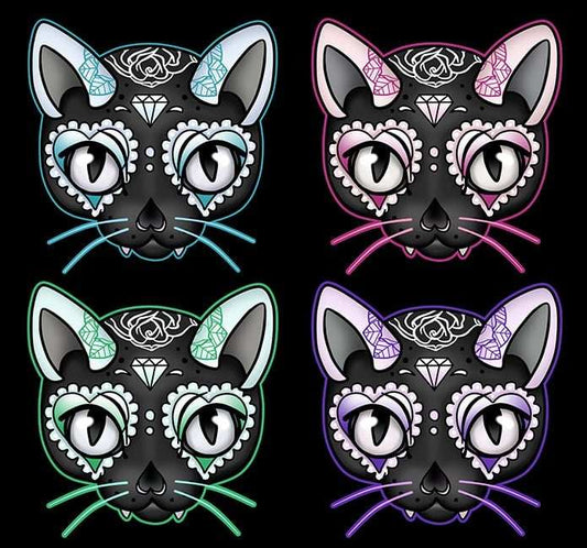 Black Market Art Company Cuter Kitty Print - Black Market Art Company - Flyclothing LLC