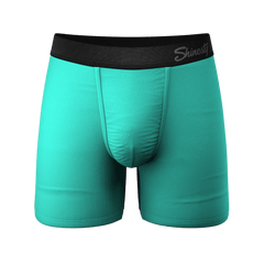 The Cyantific Theory | Turquoise Ball Hammock® Pouch Underwear - Shinesty