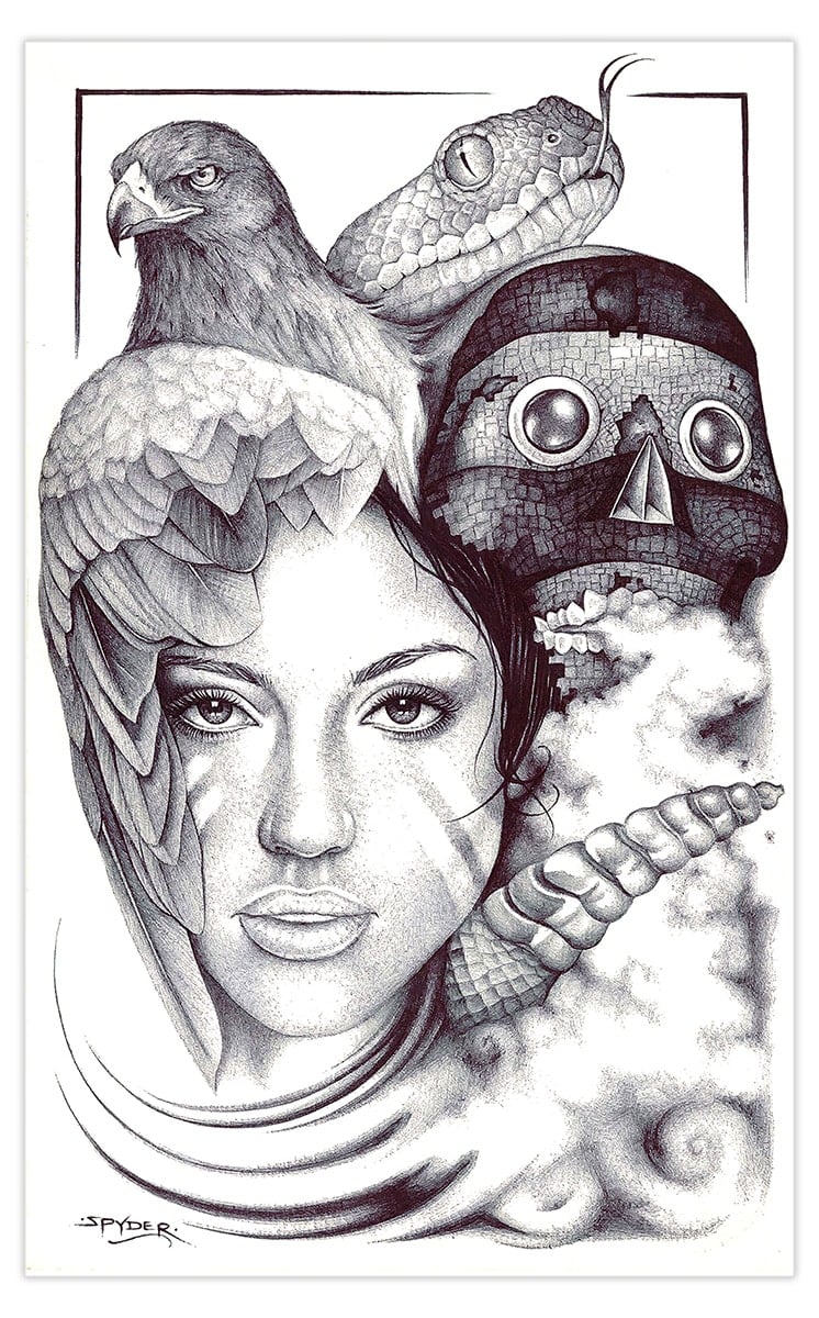 Black Market Art Company Cycle of Life Print