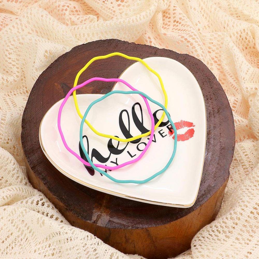 Hello My Lover Message Lips Mark Heart Jewelry Dish - Madeline Love - Flyclothing LLC