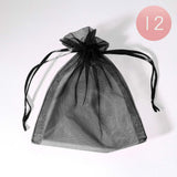 12PCS - 5.5 X 6.5 Ribboned Organza Gift Bags - Madeline Love - Flyclothing LLC