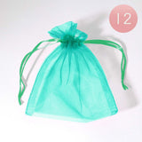 12PCS - 5.5 X 6.5 Ribboned Organza Gift Bags - Madeline Love - Flyclothing LLC