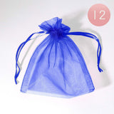 12PCS - 5.5 X 6.5 Ribboned Organza Gift Bags - Madeline Love - Flyclothing LLC