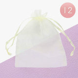 12PCS - Organza Drawstring Gift Bags - Madeline Love - Flyclothing LLC