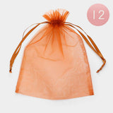 12PCS - Organza Drawstring Gift Bags - Madeline Love - Flyclothing LLC