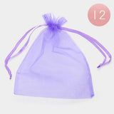 12PCS - Organza Drawstring Gift Bags - Madeline Love - Flyclothing LLC