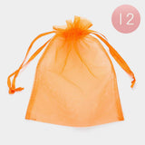 12PCS - Organza Drawstring Gift Bags - Madeline Love - Flyclothing LLC