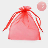 12PCS - Organza Drawstring Gift Bags - Madeline Love - Flyclothing LLC