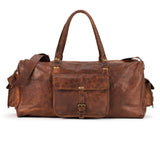The Portland Duffle - Classy Leather Bags - Flyclothing LLC