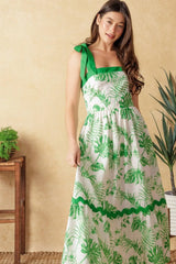 FOREVER MINE WOVEN MIDI DRESS - Flying Tomato - Flyclothing LLC