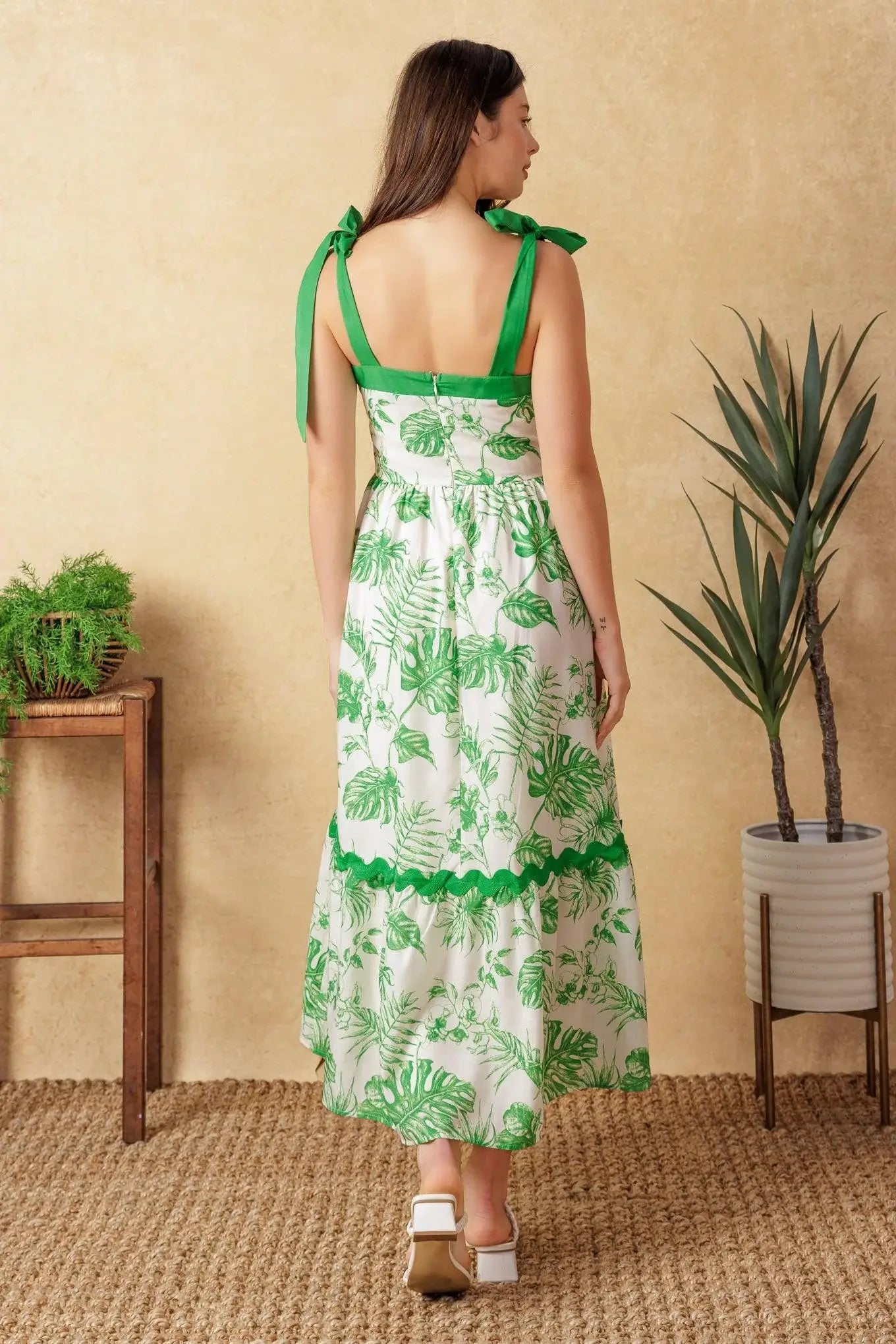 FOREVER MINE WOVEN MIDI DRESS - Flying Tomato - Flyclothing LLC
