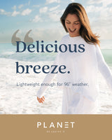 Pima Cotton Paintbrush Sweater - White/Putty - PLANET by Lauren G - Flyclothing LLC