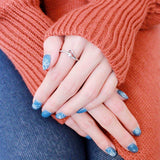 DA148 - High polished (no plating) Stainless Steel Ring with AAA Grade CZ in Clear - Alamode - Flyclothing LLC