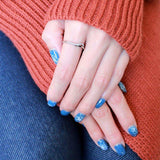 DA159 - High polished (no plating) Stainless Steel Ring with AAA Grade CZ in Clear - Alamode - Flyclothing LLC