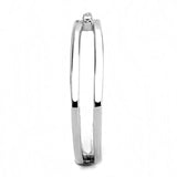 DA160 - High polished (no plating) Stainless Steel Ring with AAA Grade CZ in Clear - Alamode - Flyclothing LLC