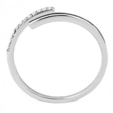 DA312 - No Plating Stainless Steel Ring with Epoxy in Jet - Alamode - Flyclothing LLC