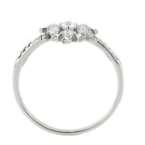 DA317 - No Plating Stainless Steel Ring with AAA Grade CZ in Clear - Alamode - Flyclothing LLC