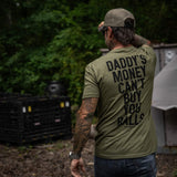 Daddy's Money Can't Buy You Balls Men's T-Shirt - DIRTY COWBOY USA - Flyclothing LLC