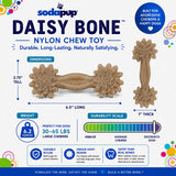Daisy Bone Nylon Dog Toy for Aggressive Chewers | Durable | USA Made - SodaPup/True Dogs, LLC - Flyclothing LLC