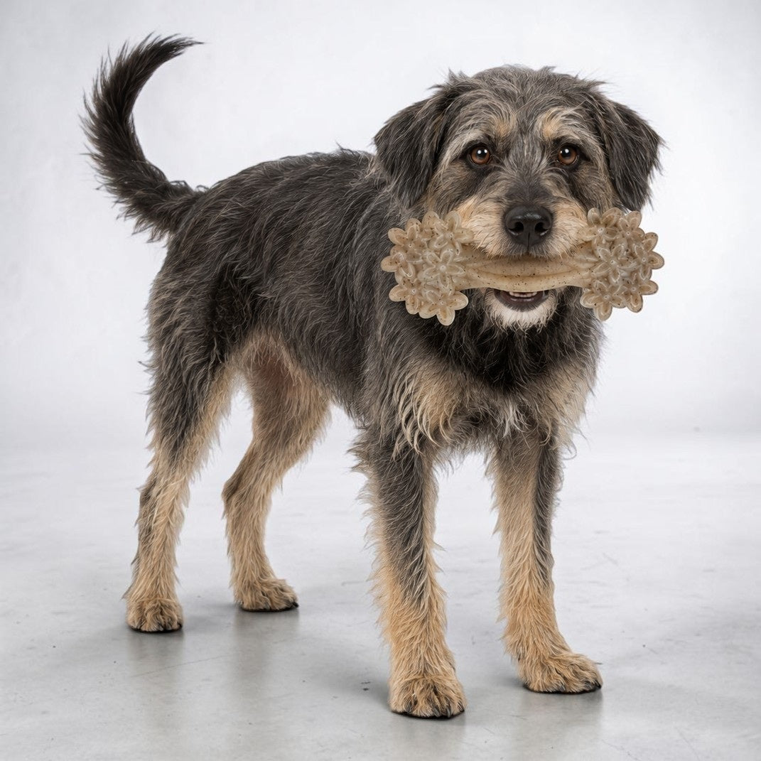 Daisy Bone Nylon Dog Toy for Aggressive Chewers | Durable | USA Made - SodaPup/True Dogs, LLC - Flyclothing LLC