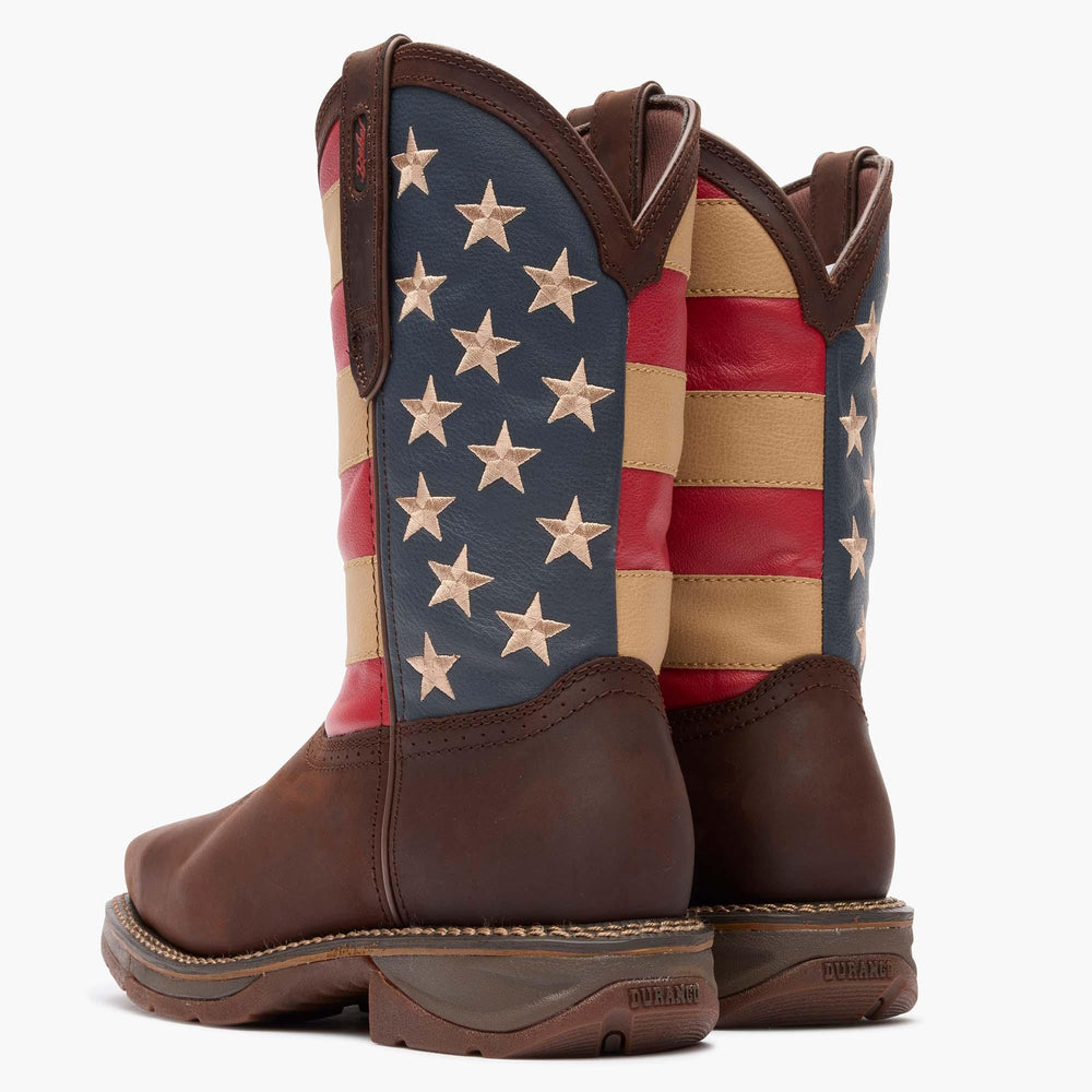 Durango® Workin' Rebel Patriotic Steel Toe Work Boot - Durango - Flyclothing LLC