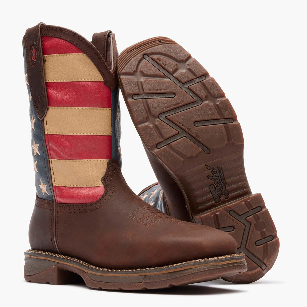 Durango® Workin' Rebel Patriotic Steel Toe Work Boot - Durango - Flyclothing LLC