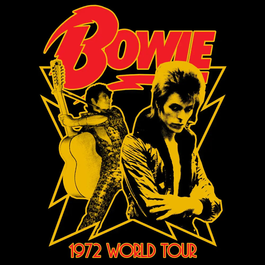 David Bowie 1972 World Tour T-Shirt 4XL - David Bowie - Flyclothing LLC