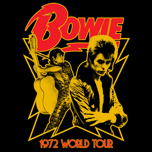 David Bowie 1972 World Tour T-Shirt 4XL