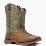 Rebel by Durango® Coffee & Cactus Pull On Western Boot - Durango - Flyclothing LLC
