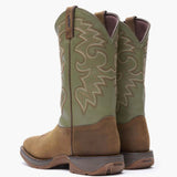 Rebel by Durango® Coffee & Cactus Pull On Western Boot - Durango - Flyclothing LLC