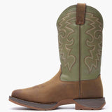 Rebel by Durango® Coffee & Cactus Pull On Western Boot - Durango - Flyclothing LLC