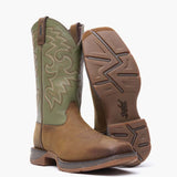 Rebel by Durango® Coffee & Cactus Pull On Western Boot - Durango - Flyclothing LLC