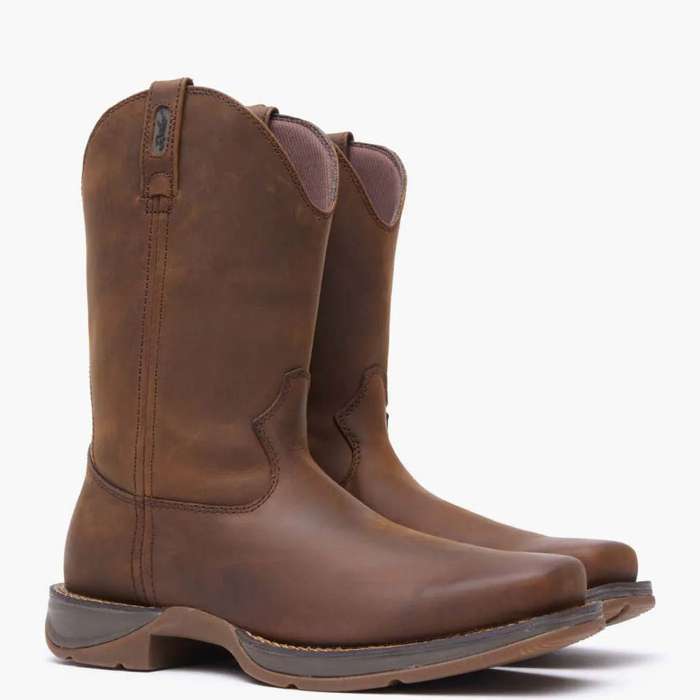 Rebel by Durango® Brown Pull On Western Boot - Durango - Flyclothing LLC