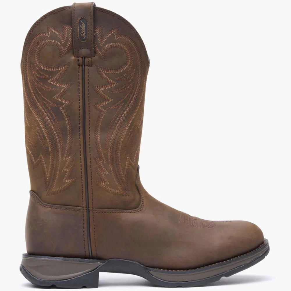 Rebel by Durango® Chocolate Pull On Western Boot - Durango - Flyclothing LLC