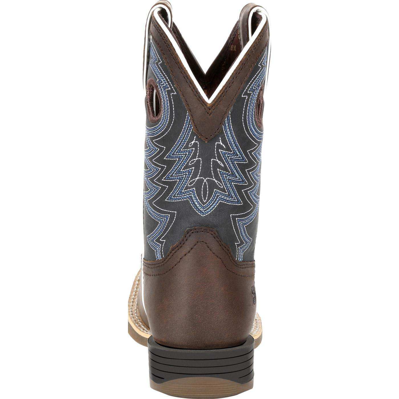 Durango Lil' Rebel Pro™ Big Kid's Blue Western Boot - Durango - Flyclothing LLC