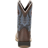 Durango Lil' Rebel Pro™ Big Kid's Blue Western Boot - Durango - Flyclothing LLC
