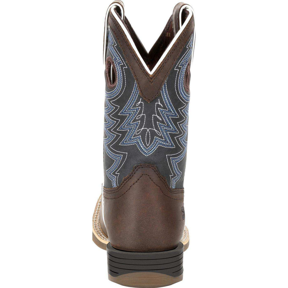 Durango Lil' Rebel Pro™ Big Kid's Blue Western Boot - Durango - Flyclothing LLC