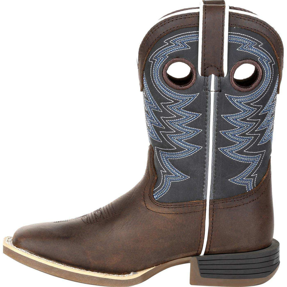 Durango Lil' Rebel Pro™ Big Kid's Blue Western Boot - Durango - Flyclothing LLC