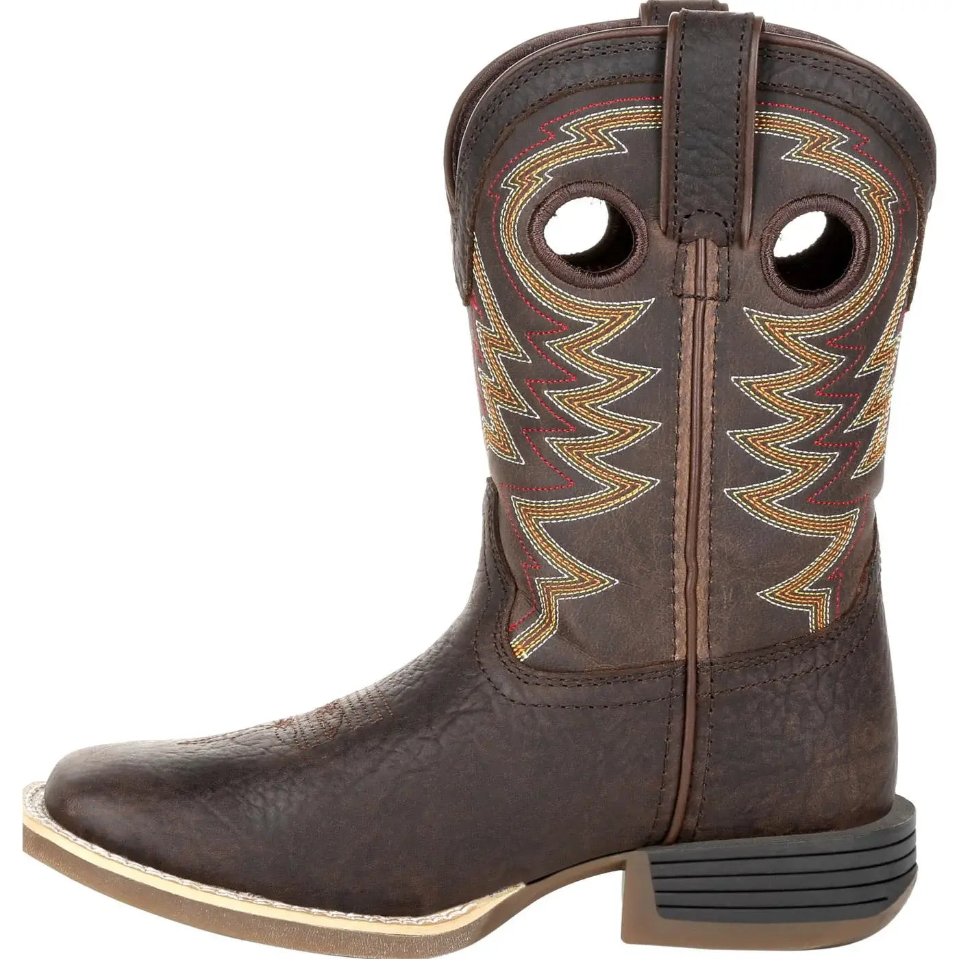 Durango Lil' Rebel Pro™ Big Kid's Brown Western Boot - Durango - Flyclothing LLC