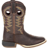 Durango Lil' Rebel Pro™ Big Kid's Brown Western Boot - Durango - Flyclothing LLC