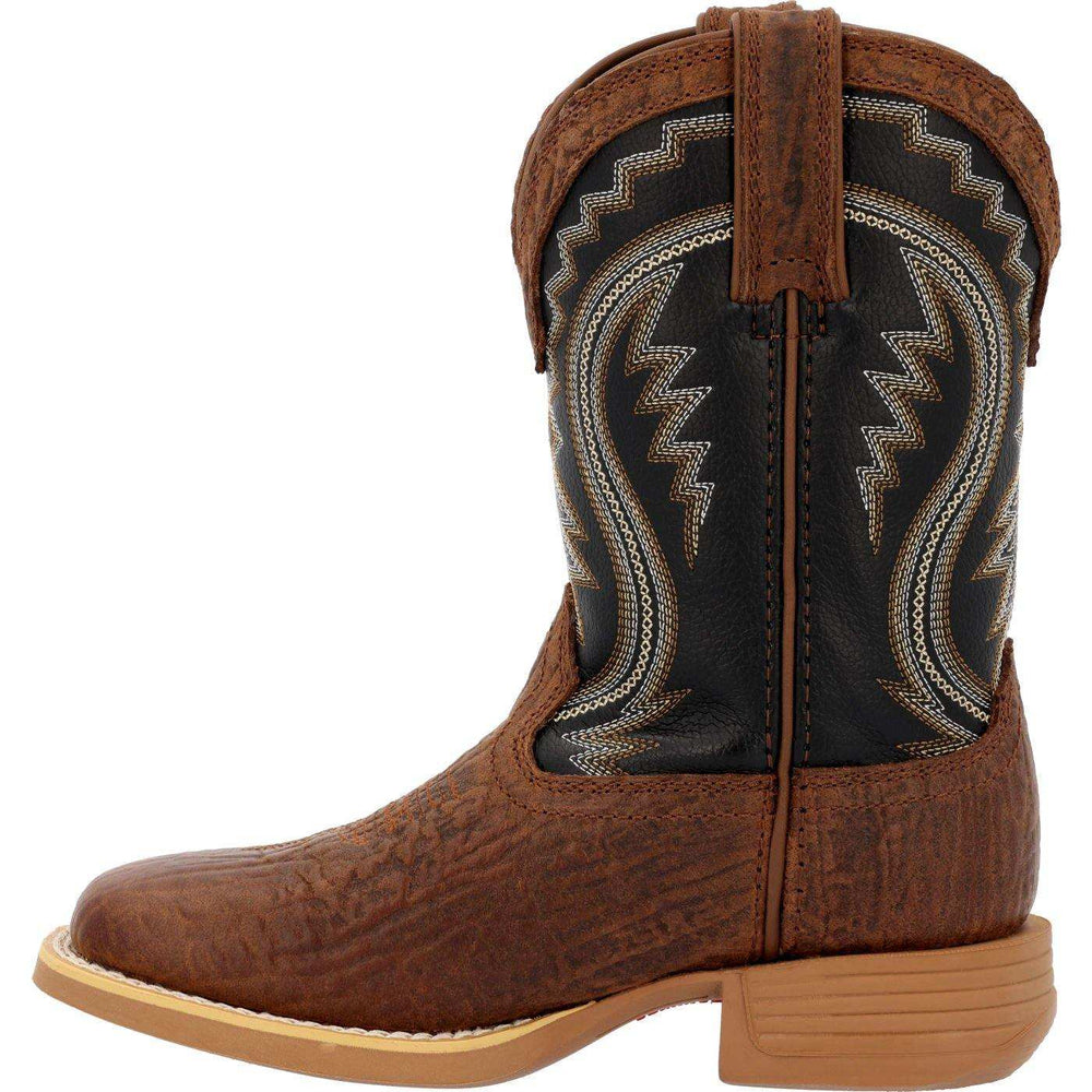 Durango Lil' Rebel Pro™ Little Kid's Acorn/Black Onyx Western Boots - Durango - Flyclothing LLC