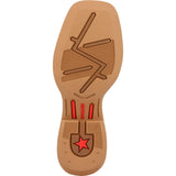 Durango Lil' Rebel Pro Big Kids’ Acorn Black Onyx Western Boot - Durango